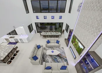 Living room at Villa Fabulosa